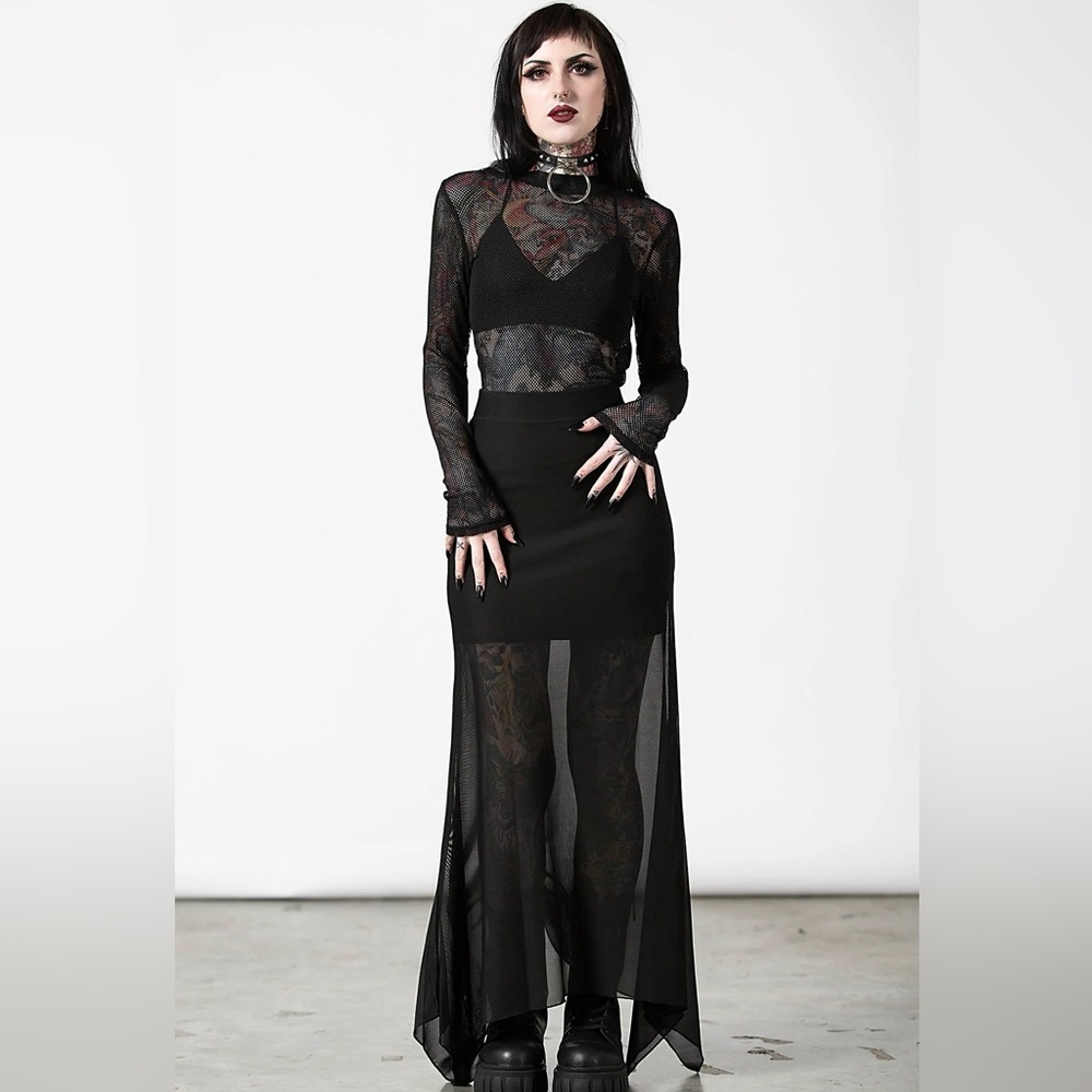 Kilstar Death Star maxi skirt XL